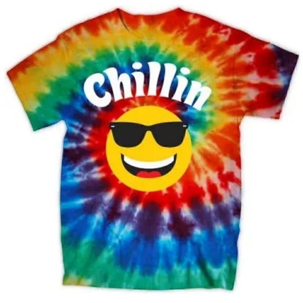 Tie die Chillin tee large